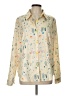 Unbranded Print Ivory Long Sleeve Blouse Size L (estimated) - photo 1