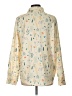 Unbranded Print Ivory Long Sleeve Blouse Size L (estimated) - photo 2