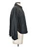 Everlane 100% Cotton Gray 3/4 Sleeve Button-Down Shirt Size S - photo 4