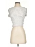 ASTR The Label 100% Polyester Silver Sleeveless Blouse Size S - photo 1