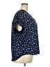 Monday Fun 100% Polyester Stars Blue Short Sleeve Blouse Size 3X - photo 4