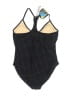 Fabletics Houndstooth Black One Piece Swimsuit Size M - photo 2