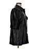 Topshop 100% Polyurethane Black Short Sleeve Button-Down Shirt Size 8 - photo 4