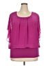 Style&Co Purple 3/4 Sleeve Blouse Size 2X - photo 1