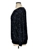 Lafayette 148 New York 100% Nylon Stars Black Pullover Sweater Size XL - photo 5