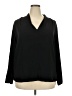 Universal Standard Black Long Sleeve Blouse Size 18 (M) - photo 1