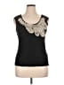 Per Una Black Sleeveless Blouse Size 16 - photo 1