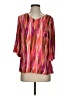 IMAN 100% Polyester Pink 3/4 Sleeve Blouse Size XS - photo 1