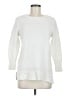 Ann Taylor LOFT 100% Mercerized Cotton White Pullover Sweater Size M - photo 1