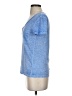 J.Crew 100% Linen Blue Active T-Shirt Size XS - photo 5