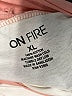 ON FIRE 100% Cotton Black Pullover Hoodie Size XL - photo 7