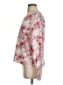 Shein 100% Polyester Floral Pink Long Sleeve Blouse Size 4 - photo 5