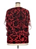 Style&Co Red Short Sleeve Blouse Size 2X - photo 2