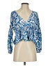 O'Neill 100% Viscose Blue 3/4 Sleeve Blouse Size XS - photo 1