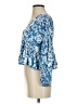 O'Neill 100% Viscose Blue 3/4 Sleeve Blouse Size XS - photo 5