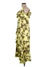 DKNY 100% Polyester Tropical Yellow Casual Dress Size 10 - photo 5