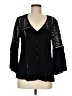 Unbranded Black Long Sleeve Blouse Size M - photo 1