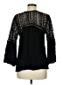 Unbranded Black Long Sleeve Blouse Size M - photo 2