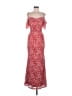JS Collections 100% Polyester Red Cocktail Dress Size 10 - photo 1