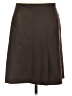 Theory Solid Brown Wool Skirt Size 10 - photo 1