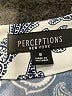 Perceptions Paisley Blue Cocktail Dress Size 8 - photo 8