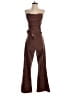PrettyLittleThing Solid Brown Jumpsuit Size 4 - photo 1