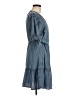 LC Lauren Conrad 100% Lyocell Blue Casual Dress Size M - photo 4