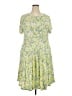 Torrid Green Casual Dress Size 3X Plus (3) - photo 1