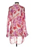 Tommy Bahama 100% Polyester Tropical Floral Pink Long Sleeve Blouse Size XS - photo 2