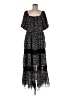Arula 100% Polyester Black Casual Dress Size 8 - photo 1