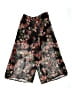 Bongo 100% Polyester Floral Black Shorts Size M - photo 1
