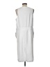 Serra Solid White Casual Dress Size L - photo 2