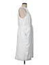Serra Solid White Casual Dress Size L - photo 4