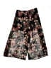 Bongo 100% Polyester Floral Black Shorts Size M - photo 2