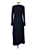 Marella Solid Blue Casual Dress Size 6 (estimated) - photo 2