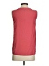 Ann Taylor 100% Polyester Red Sleeveless T-Shirt Size XXS - photo 2