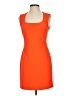 Lavender Brown Color Block Orange Cocktail Dress Size S - photo 1