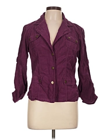 Wearables 3/4 Sleeve Button-Down Shirt (view 1)