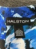 Halston Print Blue Casual Dress Size 12 - photo 7