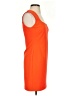 Lavender Brown Color Block Orange Cocktail Dress Size S - photo 4