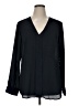 Banana Republic Black Long Sleeve Blouse Size XL - photo 1