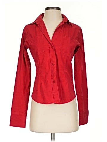 DKNY Jeans Long Sleeve Blouse (view 1)