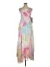 Hutch 100% Polyester Tie-dye Pink Cocktail Dress Size XL - photo 1