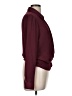Venus 100% Polyester Burgundy Long Sleeve Blouse Size 8 - photo 4