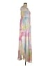 Hutch 100% Polyester Tie-dye Pink Cocktail Dress Size XL - photo 4