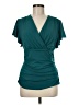 Grace Karin Teal Short Sleeve Top Size M - photo 1