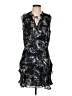 Parker 100% Polyester Black Cocktail Dress Size L - photo 1