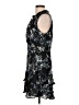 Parker 100% Polyester Black Cocktail Dress Size L - photo 5