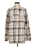 O'Neill 100% Polyester Plaid Gray Fleece Size M - photo 1