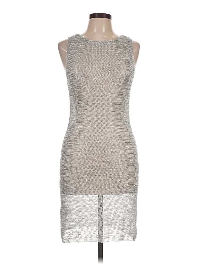 Mng Cocktail Dress In Silver